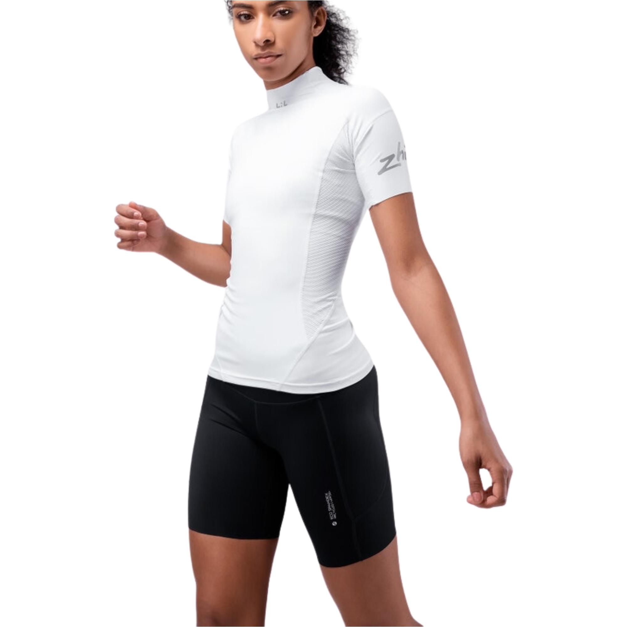 2026 Zhik Womens Eco Spandex UPF50+ Shorts SRT-0063-W-BLK - Black